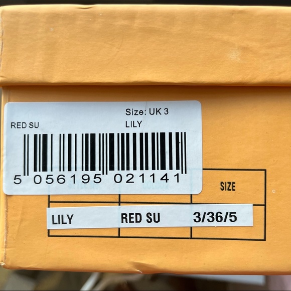 Public Desire Red Lily Diamente Stud Mules - Picture 7 of 7